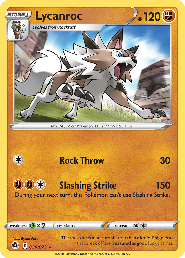 Lycanroc (030/073) [Sword &amp; Shield: Champion's Path] 