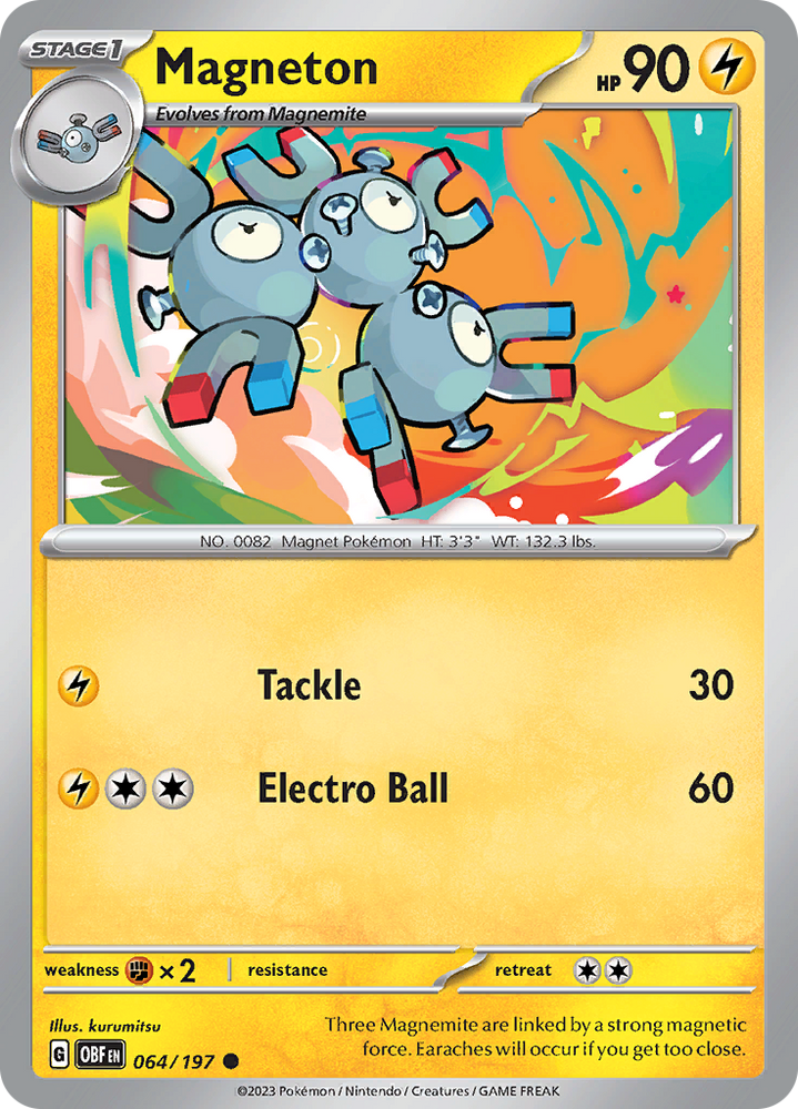 Magneton (064/197) [Scarlet &amp; Violet: Obsidian Flames] 