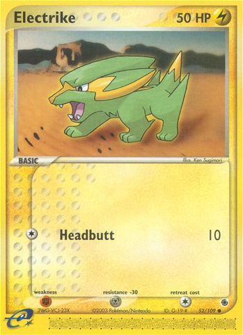 Electrike (52/109) [EX: Ruby &amp; Sapphire] 