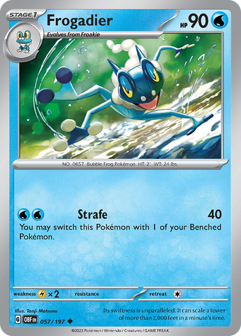 Frogadier (057/197) [Scarlet &amp; Violet: Obsidian Flames] 