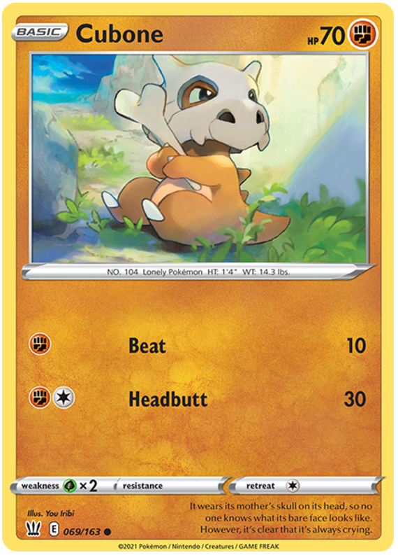 Cubone (069/163) [Sword &amp; Shield: Battle Styles] 