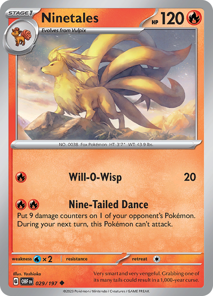 Ninetales (029/197) [Scarlet &amp; Violet: Obsidian Flames] 