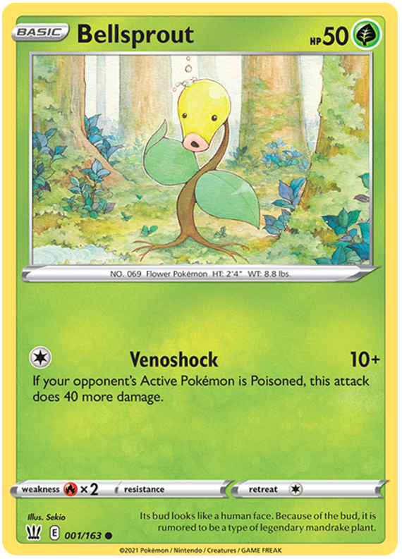 Bellsprout (001/163) [Sword &amp; Shield: Battle Styles] 