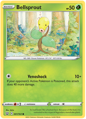 Bellsprout (001/163) [Sword &amp; Shield: Battle Styles] 