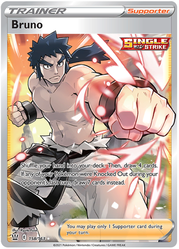 Bruno (158/163) [Sword &amp; Shield: Battle Styles] 