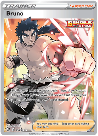 Bruno (158/163) [Sword &amp; Shield: Battle Styles] 