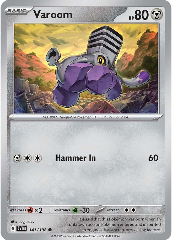 Varoom (141/198) [Scarlet &amp; Purple: Base Set] 