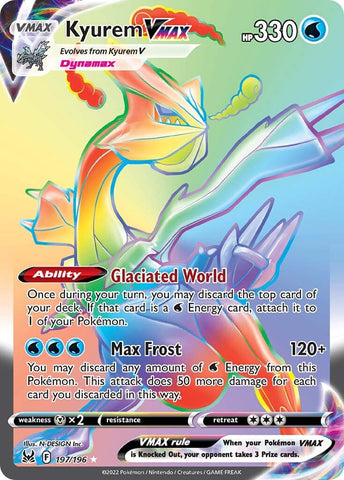 Kyurem VMAX (197/196) [Sword &amp; Shield: Lost Origin] 