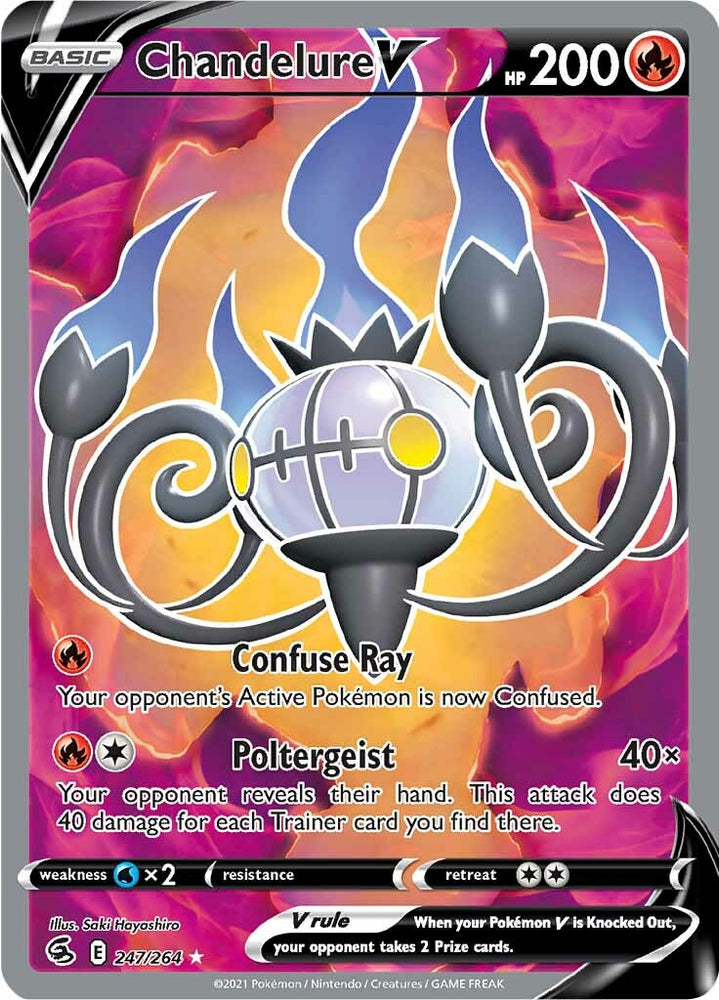 Chandelure V (247/264) [Sword &amp; Shield: Fusion Strike] 