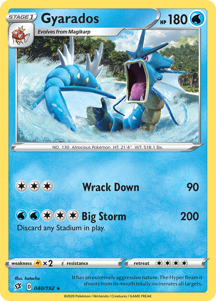 Gyarados (040/192) [Sword &amp; Shield: Rebel Clash] 