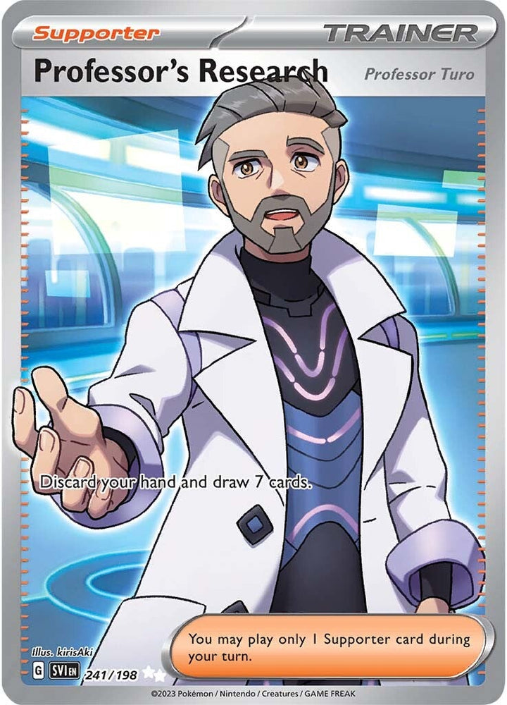 Professor's Research (Professor Turo) (241/198) [Scarlet &amp; Violet: Base Set] 