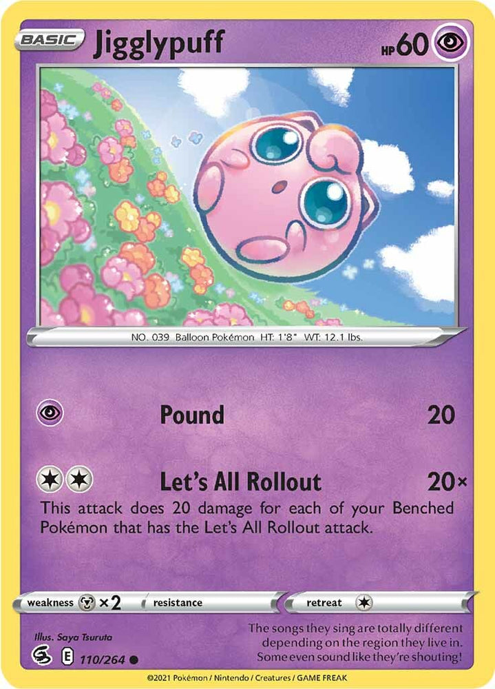 Jigglypuff (110/264) [Sword &amp; Shield: Fusion Strike] 