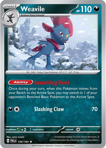 Weavile (134/193) [Scarlet &amp; Violet: Paldea Evolved] 