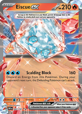 Eiscue ex (042/197) [Scarlet &amp; Violet: Obsidian Flames] 