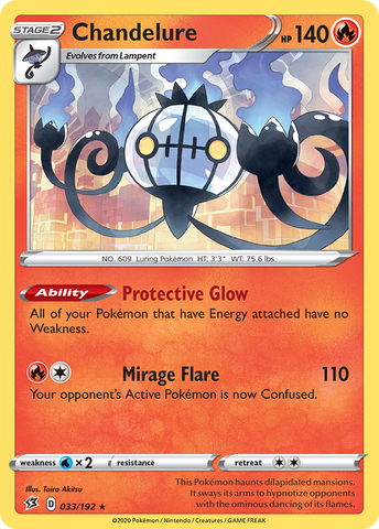 Chandelure (033/192) [Sword &amp; Shield: Rebel Clash] 