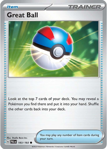 Great Ball (183/193) [Scarlet &amp; Violet: Paldea Evolved] 