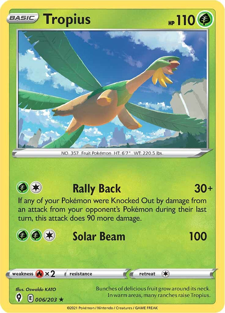 Tropius (006/203) [Sword &amp; Shield: Evolving Skies] 