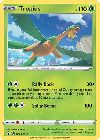 Tropius (006/203) [Sword &amp; Shield: Evolving Skies] 