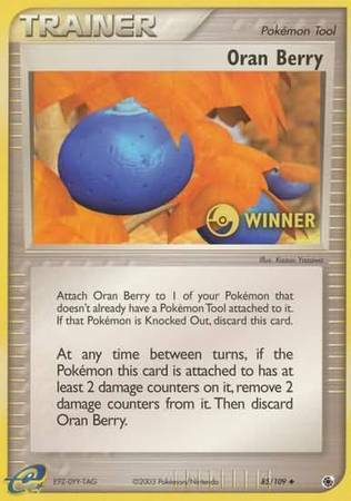 Oran Berry (85/109) (Winner) [EX: Ruby &amp; Sapphire] 