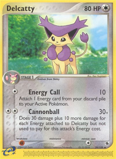 Delcatty (29/109) [EX: Ruby &amp; Sapphire] 