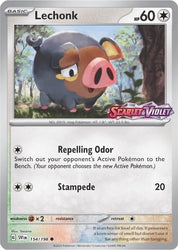 Lechonk (154/198) (Store Promo) [Scarlet &amp; Purple: Base Set] 