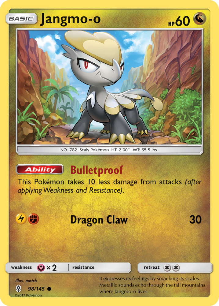 Jangmo-o (98/145) [Sun &amp; Moon: Guardians Rising] 