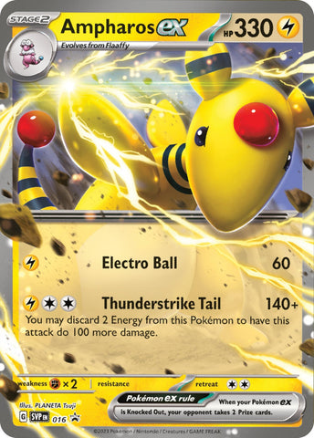 Ampharos ex (016) [Scarlet &amp; Violet: Black Star Promos] 