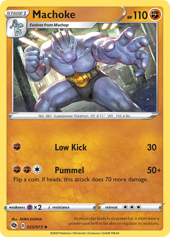 Machoke (025/073) [Sword &amp; Shield: Champion's Path] 