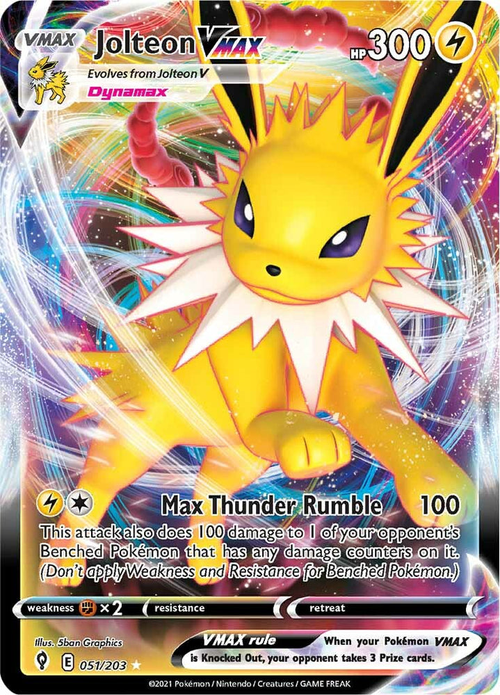 Jolteon VMAX (051/203) [Sword &amp; Shield: Evolving Skies] 