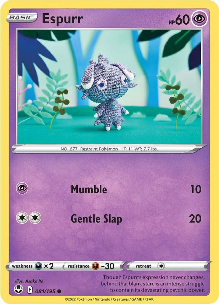 Espurr (081/195) [Sword &amp; Shield: Silver Tempest] 