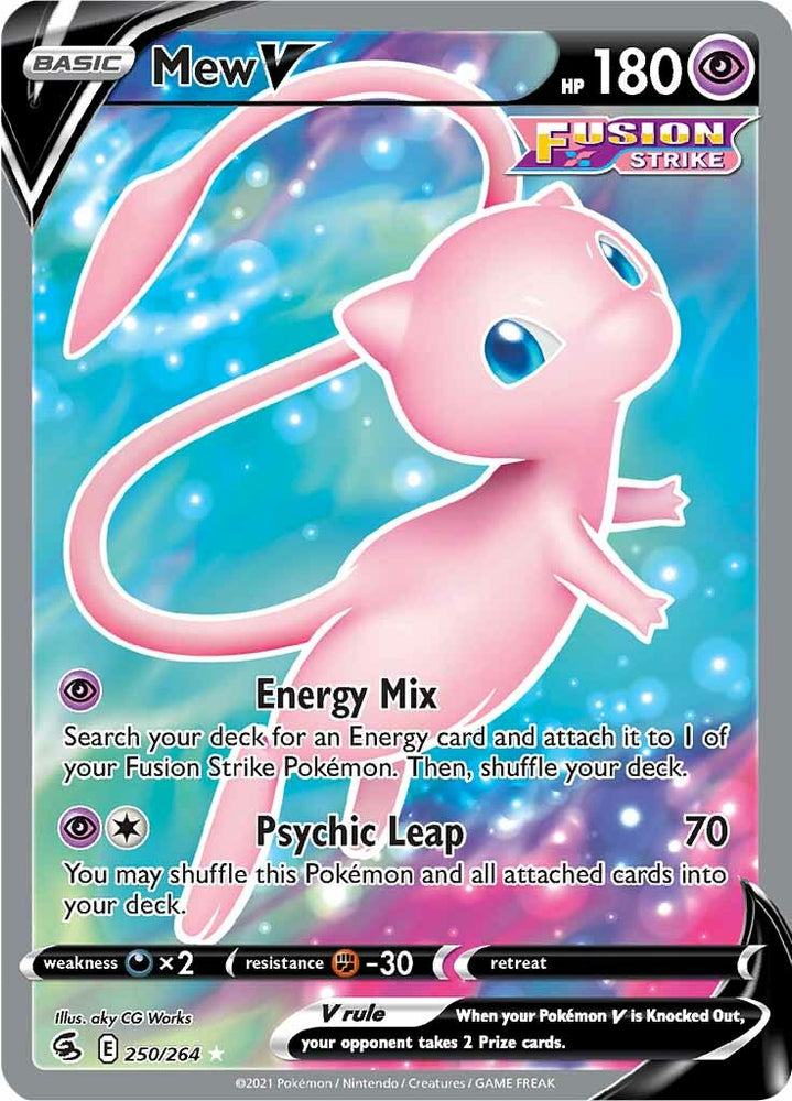 Mew V (250/264) [Sword &amp; Shield: Fusion Strike] 