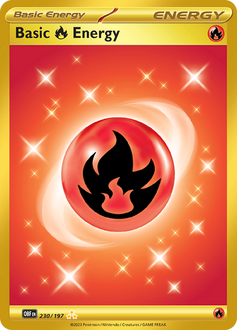 Basic Fire Energy (230/197) [Scarlet &amp; Violet: Obsidian Flames] 