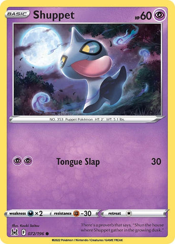 Shuppet (072/196) [Sword &amp; Shield: Lost Origin] 