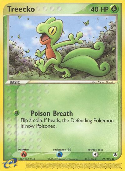 Treecko (75/109) [EX: Ruby &amp; Sapphire] 