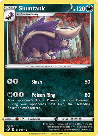 Skuntank (115/192) [Sword &amp; Shield: Rebel Clash] 