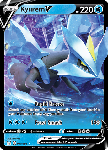 Kyurem V (048/196) (Jumbo Card) [Sword &amp; Shield: Lost Origin] 