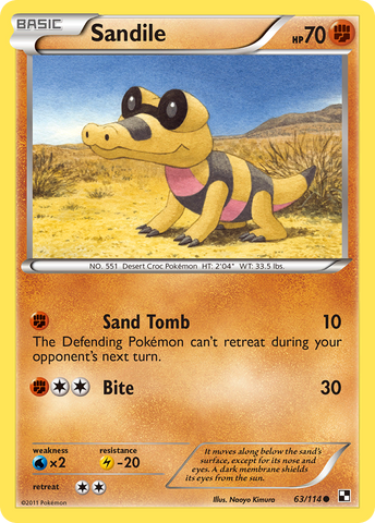 Sandile (63/114) [Black &amp; White: Base Set] 