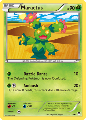 Maractus (11/135) [Black &amp; White: Plasma Storm] 
