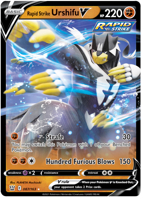 Rapid Strike Urshifu V (087/163) [Sword &amp; Shield: Battle Styles] 