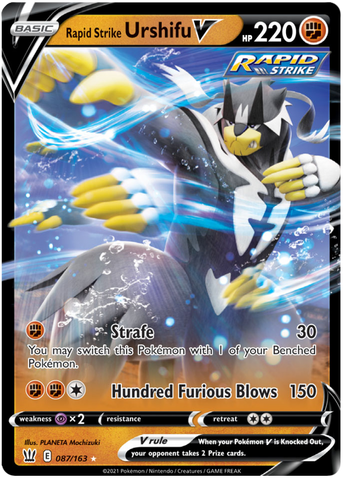 Rapid Strike Urshifu V (087/163) [Sword &amp; Shield: Battle Styles] 