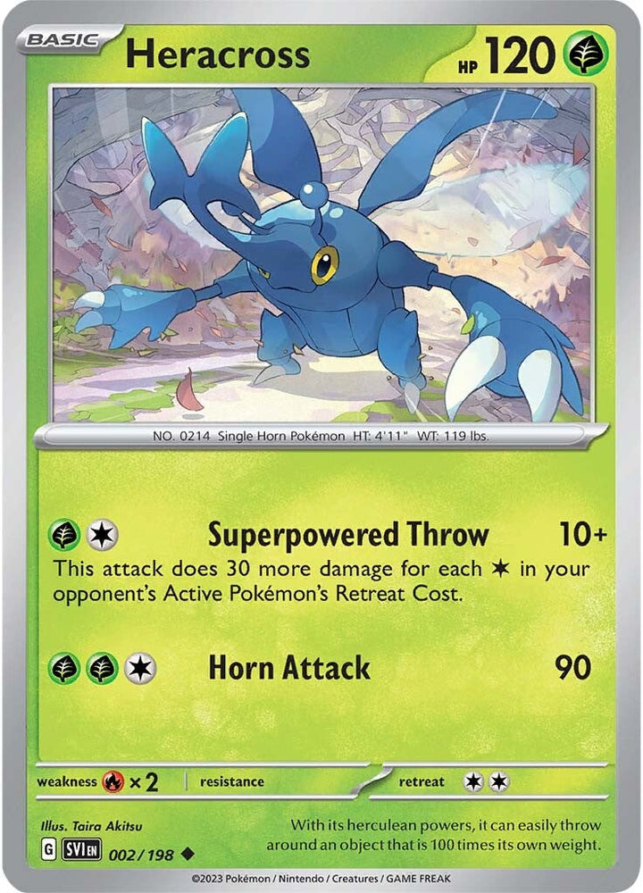 Heracross (002/198) [Scarlet &amp; Purple: Base Set] 