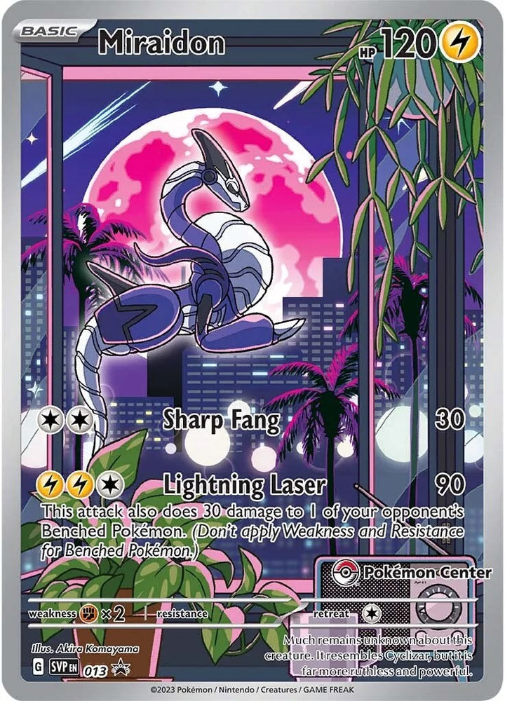 Miraidon (013) (Pokemon Center Exclusive) [Scarlet &amp; Violet: Black Star Promos] 