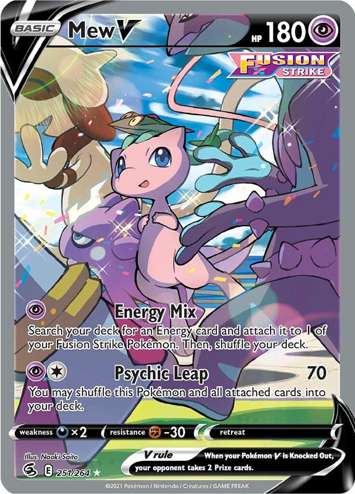 Mew V (251/264) [Sword &amp; Shield: Fusion Strike] 