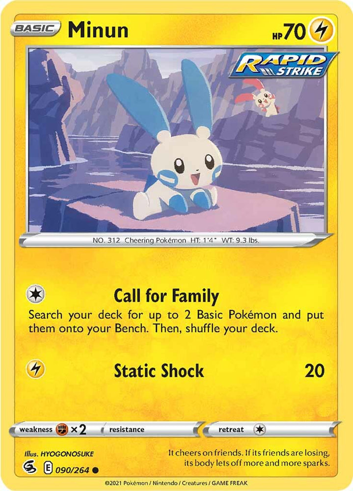 Minun (090/264) [Sword &amp; Shield: Fusion Strike] 