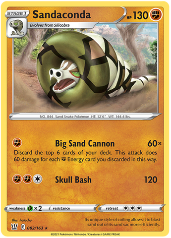 Sandaconda (082/163) [Sword &amp; Shield: Battle Styles] 