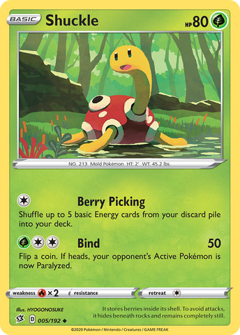 Shuckle (005/192) [Sword &amp; Shield: Rebel Clash] 