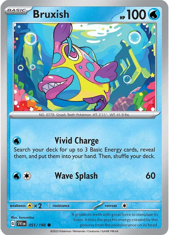 Bruxish (051/198) [Scarlet &amp; Violet: Base Set] 