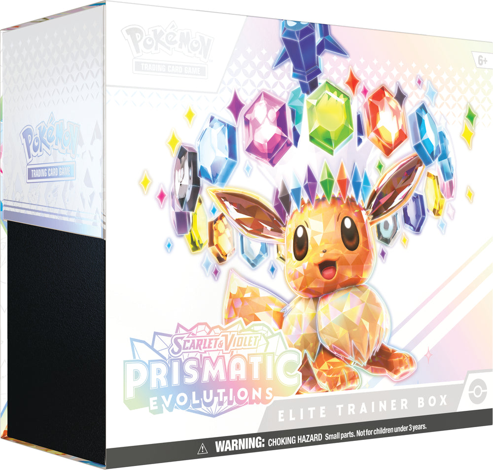 Scarlet & Violet – Prismatic Evolutions – Elite Trainer Box [DISPONIBLE LE 17 JANVIER 2025]