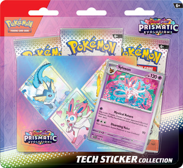 Scarlet & Violet – Prismatic Evolutions – Tech Sticker Collection (Sylveon) [DISPONIBLE LE 17 JANVIER 2025]