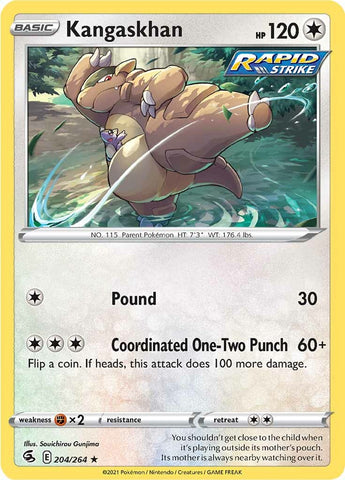 Kangaskhan (204/264) [Sword &amp; Shield: Fusion Strike] 